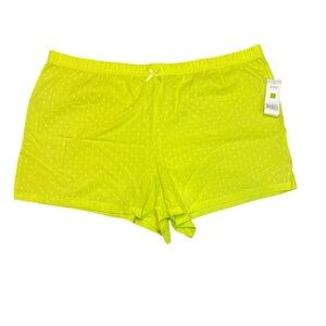 NWT Just Be Green Pajama Sleepwear Shorts Size 3X #173